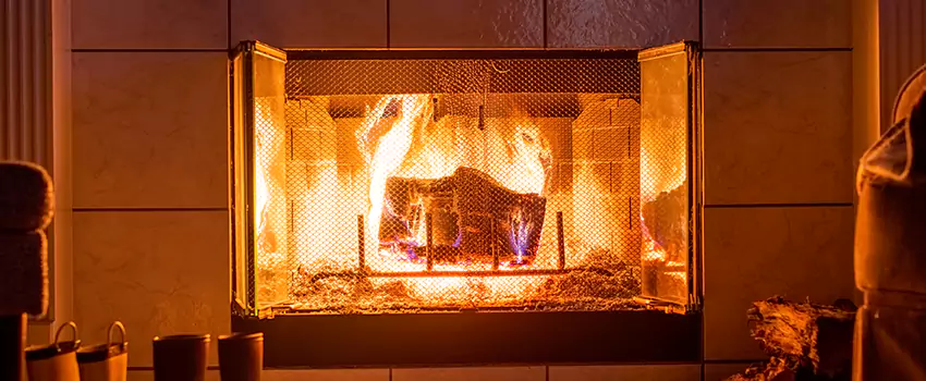 Mendota Hearth Landscape Fireplace Installation in Georgetown, Kentucky
