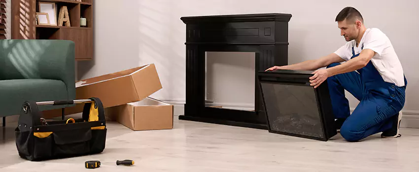 Old Rusted Metal Fireplace Repair And Replacement in Georgetown, KY